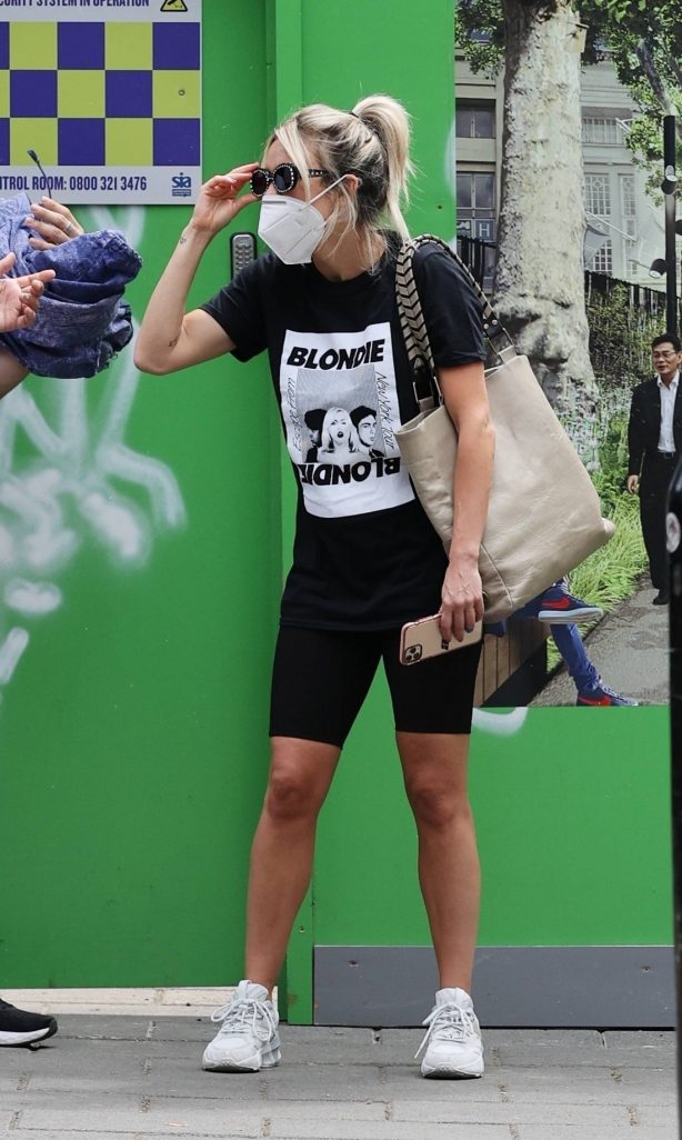 Ashley Roberts - Pictured after doing voluntary work in London