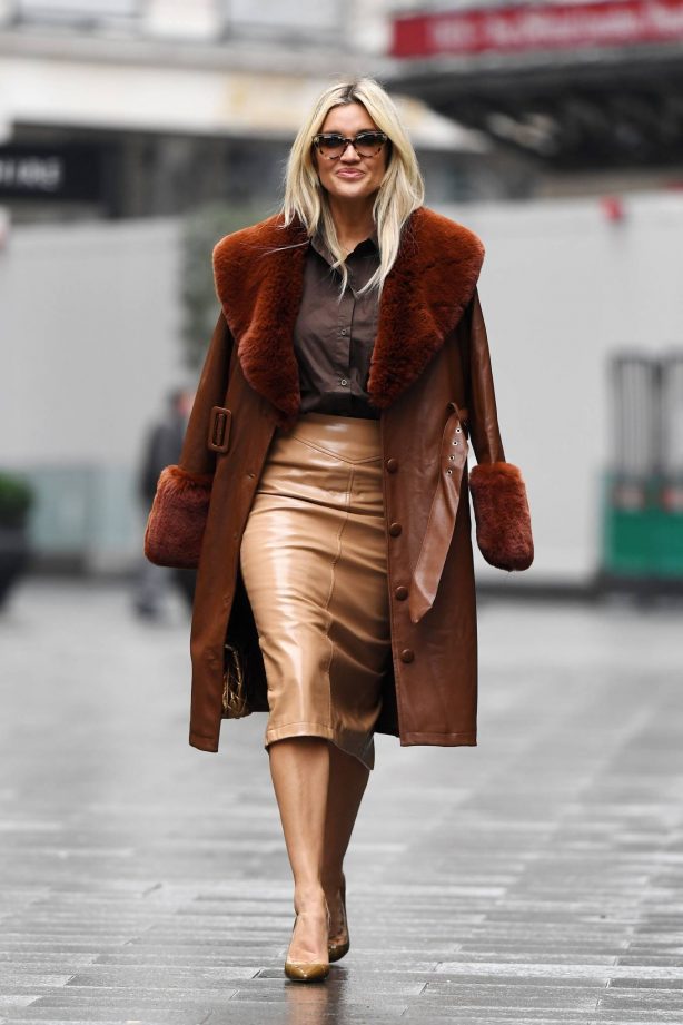 Ashley Roberts - wearing River Island and Nasty Gal in London