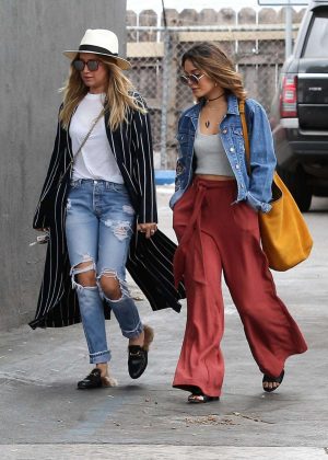 Ashley Tisdale and Vanessa Hudgens Out in Beverly Hills