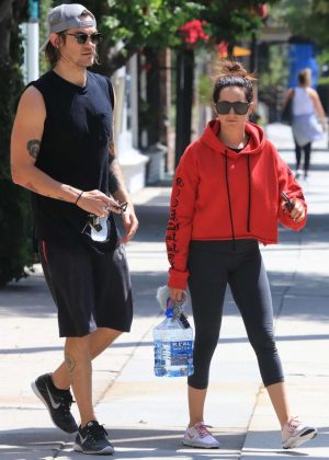 Ashley Tisdale at a gym in Studio City