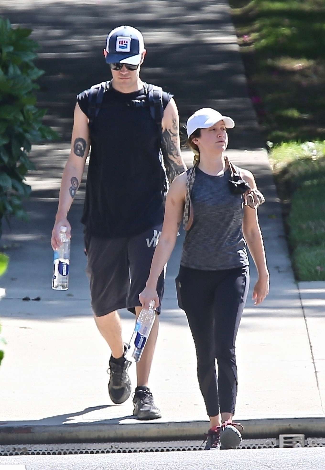 Ashley Tisdale â€“ goes hiking with her husband in Los Angeles