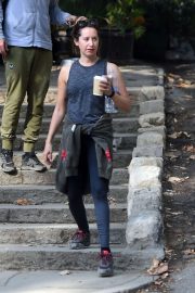 Ashley Tisdale - Heads out for a morning hike in LA