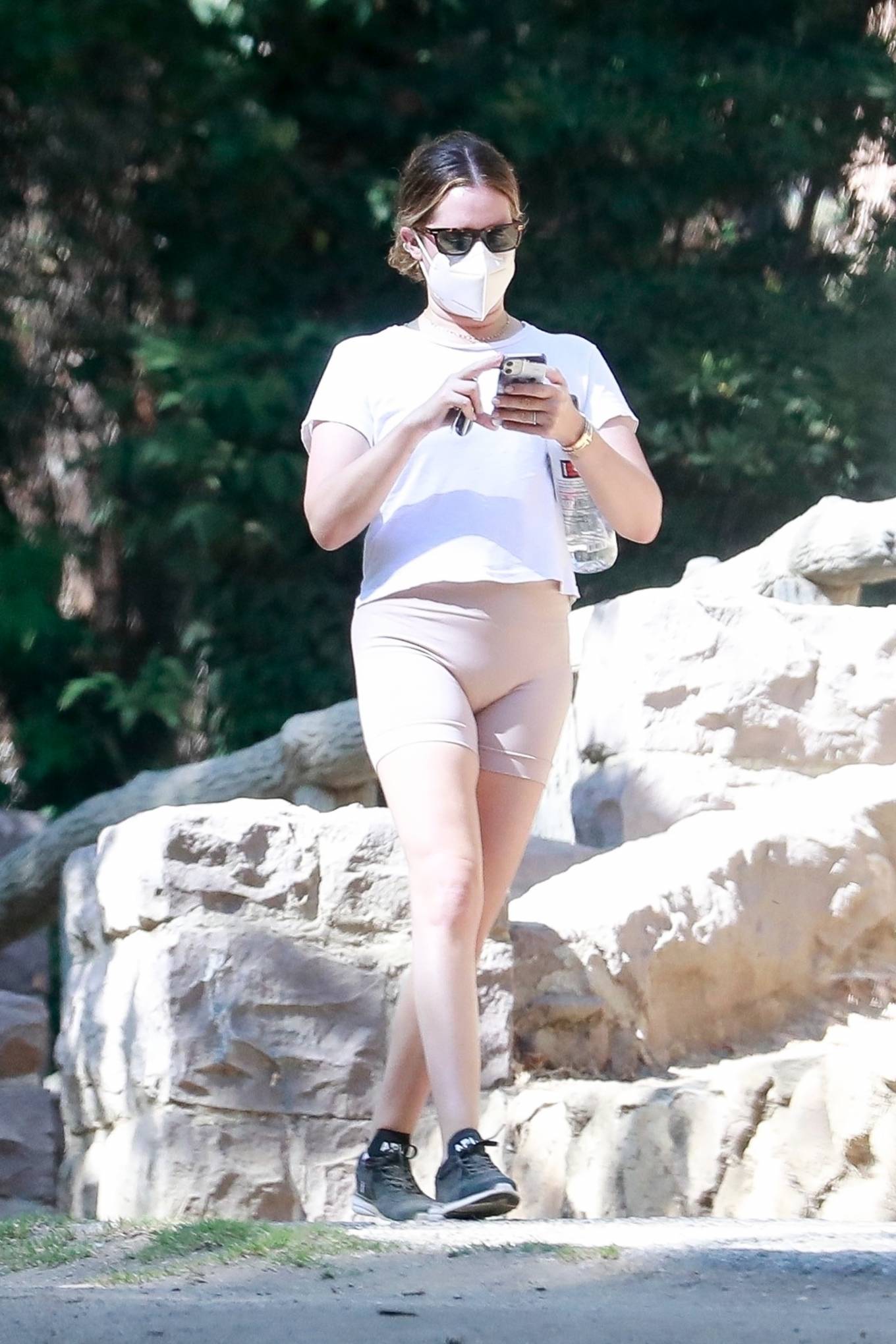 Ashley Tisdale 2021 : Ashley Tisdale – Hike candids at Griffith Park in Los Feliz-01