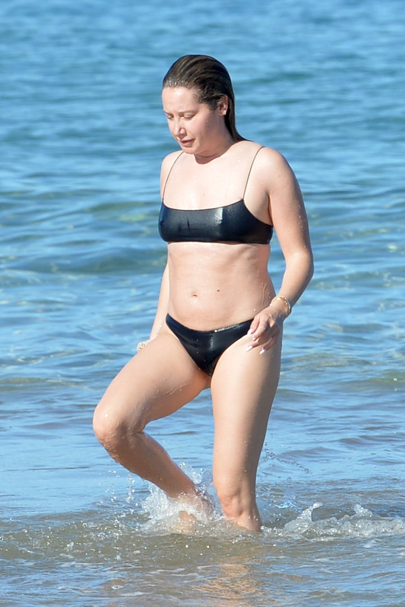 Ashley Tisdale 2023 : Ashley Tisdale – In a bikini at the beach in Maui-04