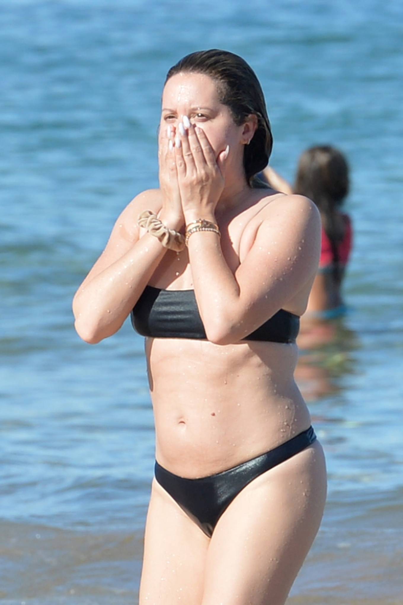Ashley Tisdale 2023 : Ashley Tisdale – In a bikini at the beach in Maui-06