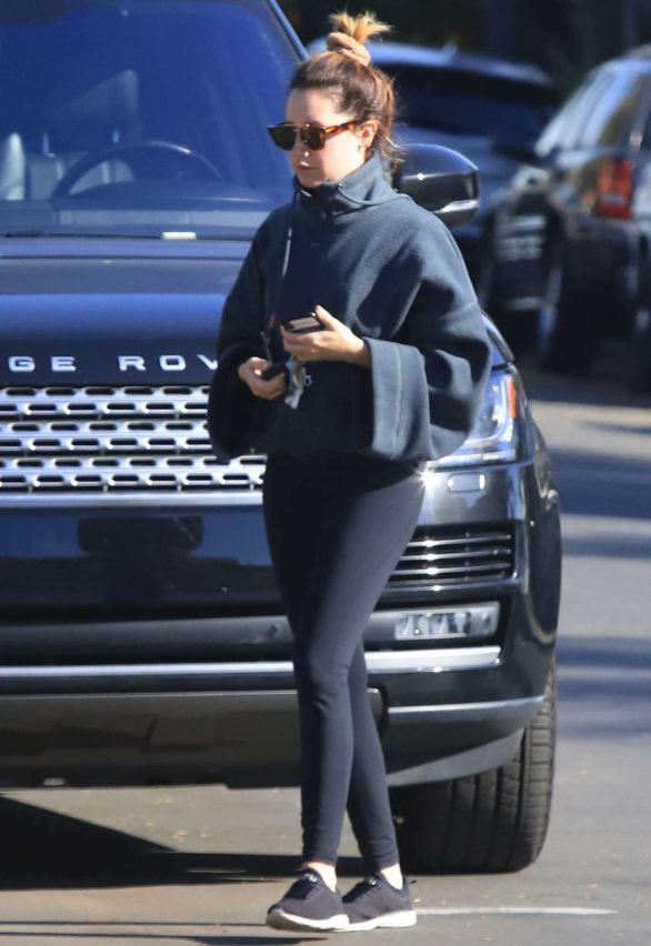Ashley Tisdale in Tights - Out in Los Angeles