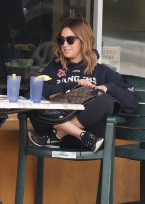 Ashley Tisdale - Out for breakfast in West Hollywood