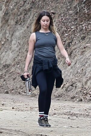 Ashley Tisdale - Out for hike in Los Feliz