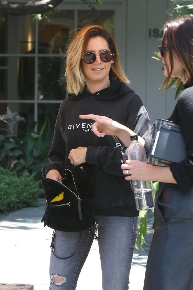 Ashley Tisdale out in West Hollywood