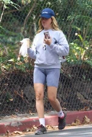 Ashley Tisdale - Seen after a solo hike in Los Angeles