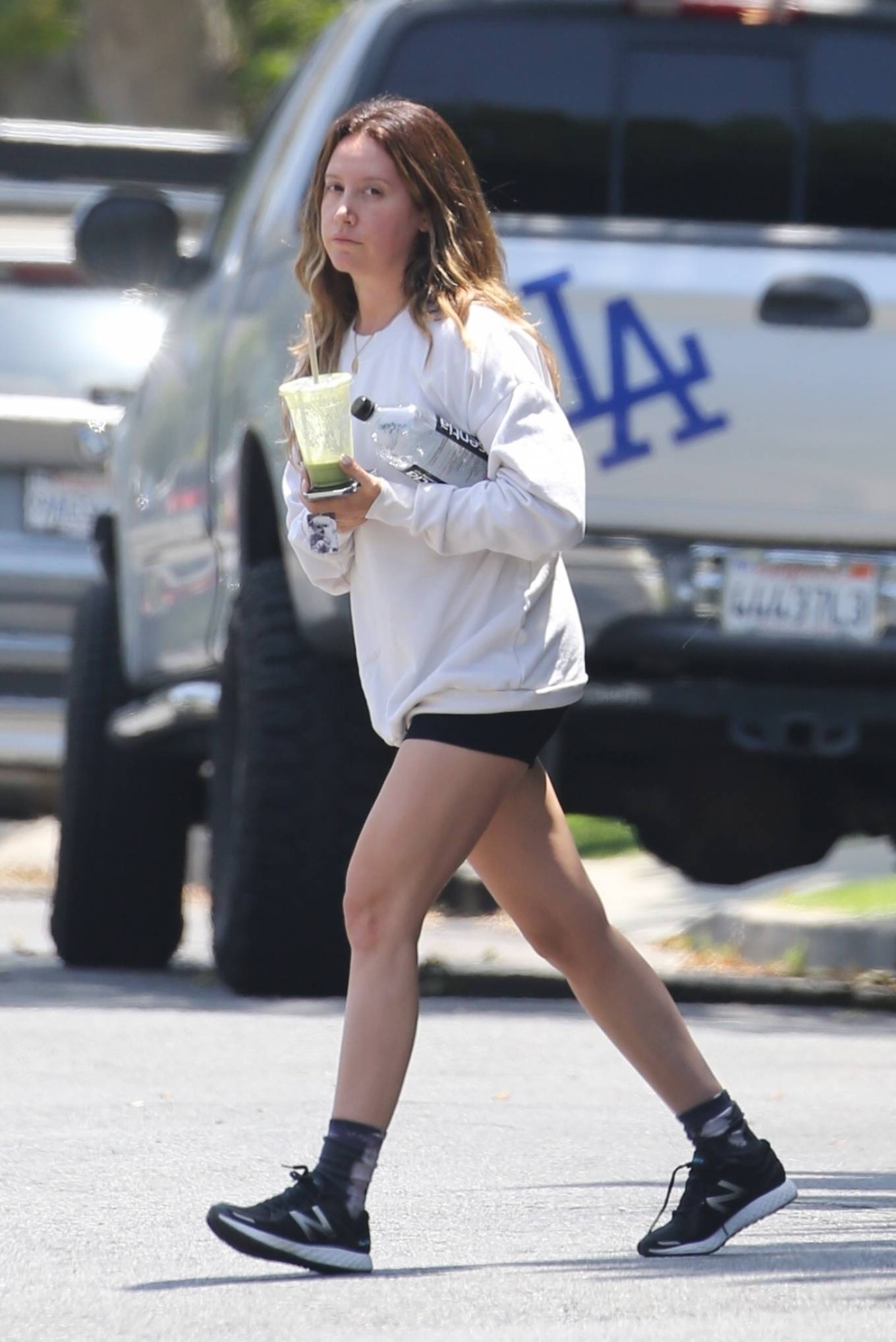 Ashley Tisdale 2022 : Ashley Tisdale – Seen after workout in Santa Monica-09