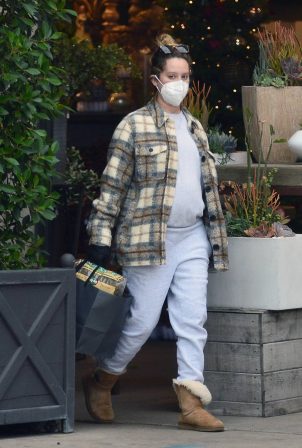 Ashley Tisdale - Seen at rolling greens farm and garden store in Los Angeles