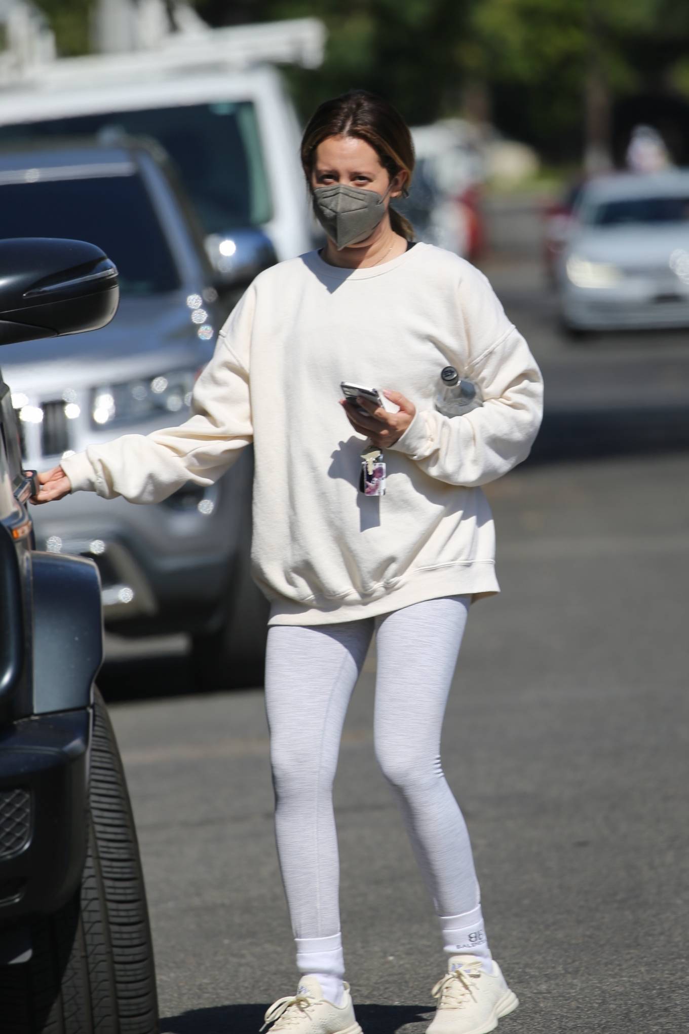 Ashley Tisdale - Seen leaving the gym in West Hollywood