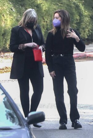 Ashley Tisdale - Seen with her mother Lisa Morris Tisdale while out in Los Feliz