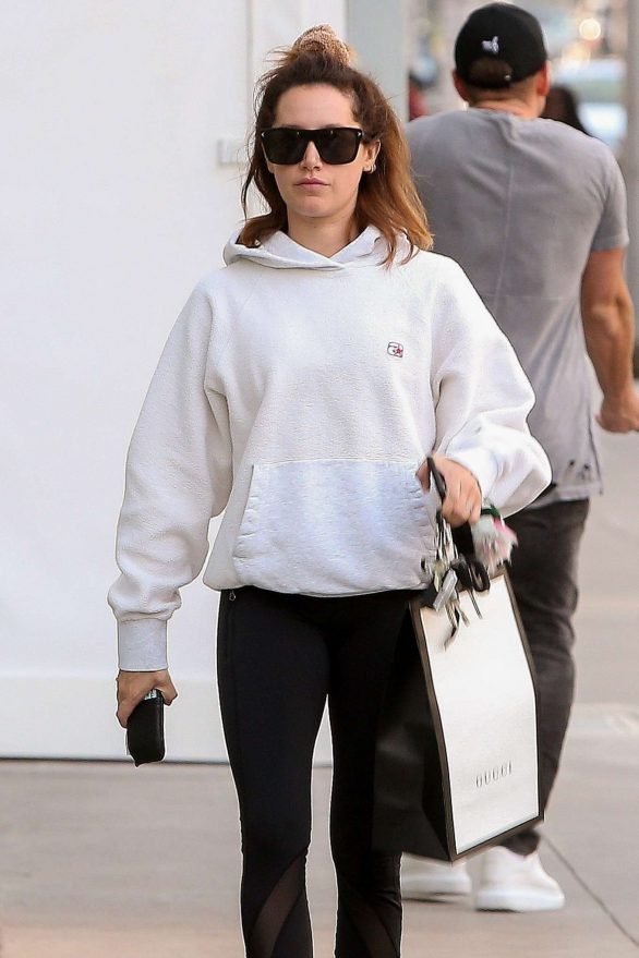 Ashley Tisdale - Shopping at the Gucci store in Beverly Hills