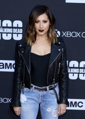 Ashley Tisdale - 'The Walking Dead' 100th Episode Premiere and Party in LA