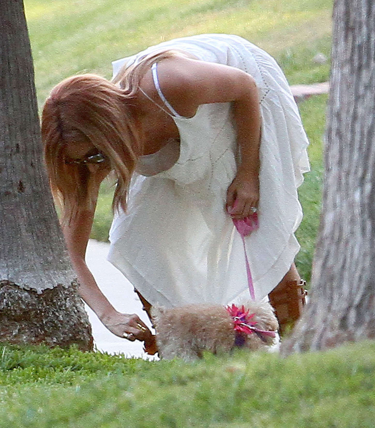 Ashley Tisdale - Walking her dog in Beverly Hills. 