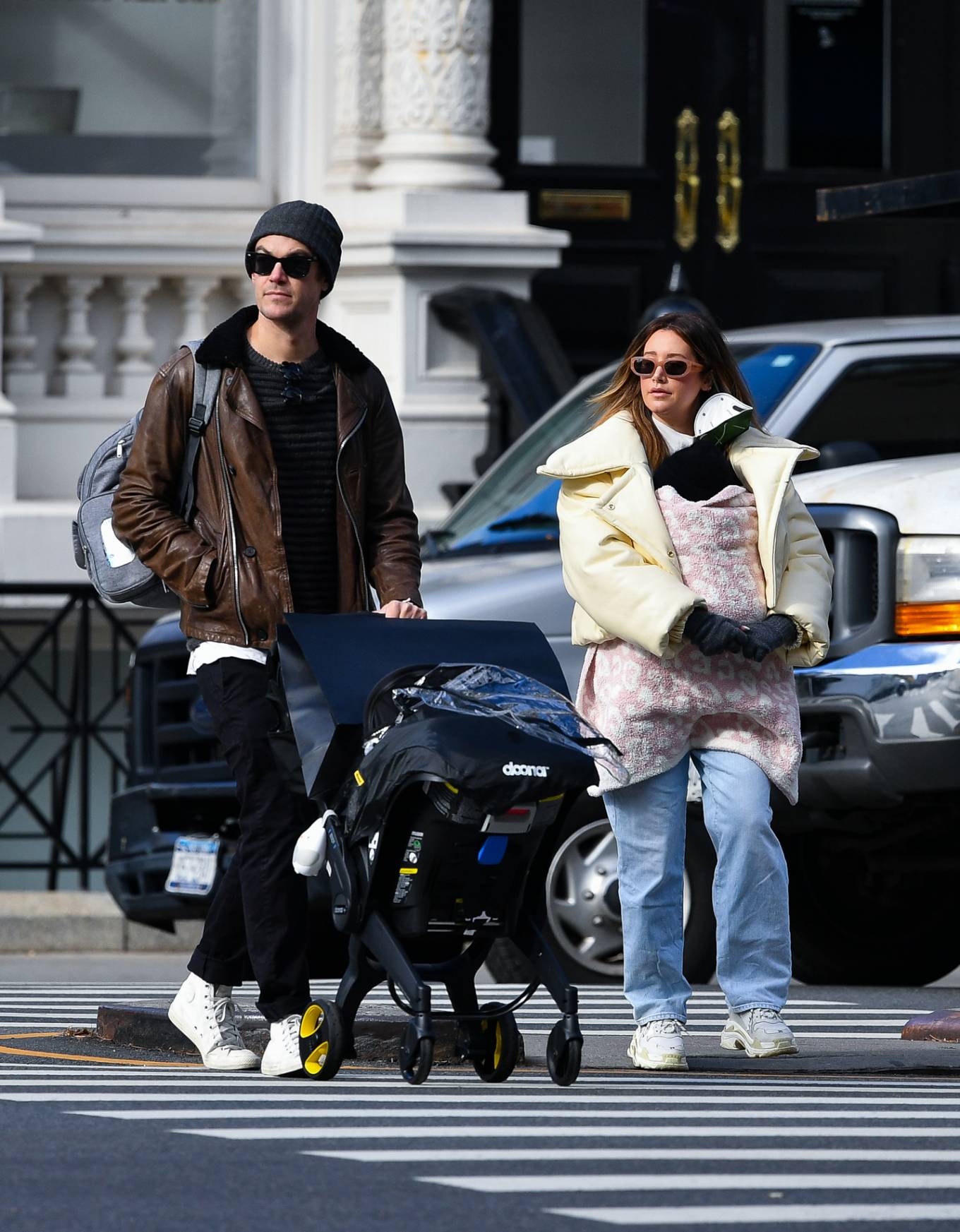 Ashley Tisdale 2021 : Ashley Tisdale – With Christopher French on a family stroll in New York City-03