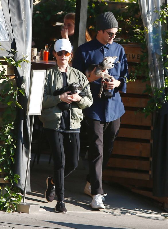 Ashley Tisdale with her husband out in Los Feliz