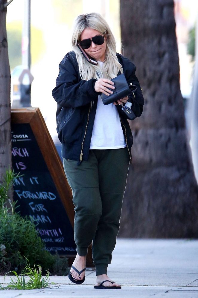 Aubrey O'Day out in West Hollywood