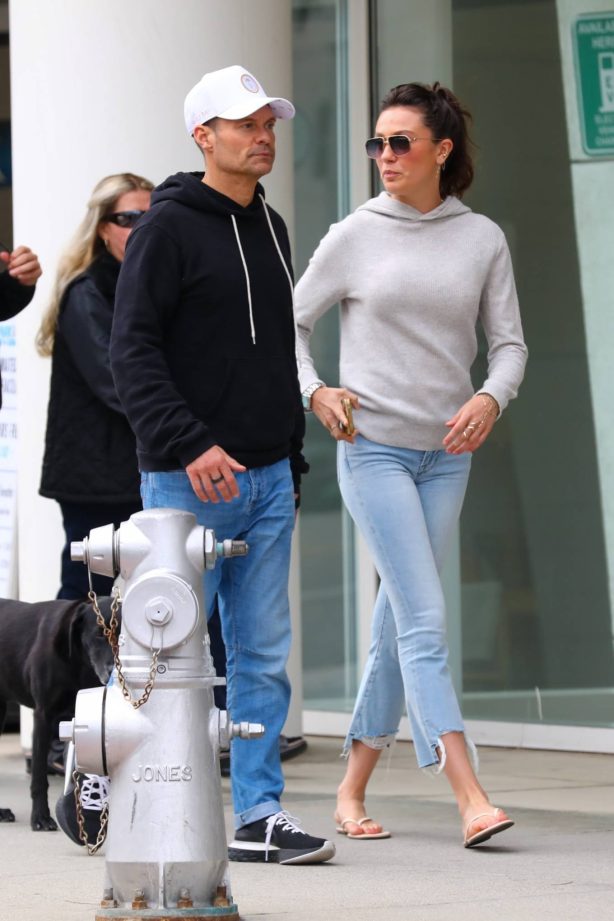Aubrey Paige - With Ryan Seacrest step out in Beverly Hills