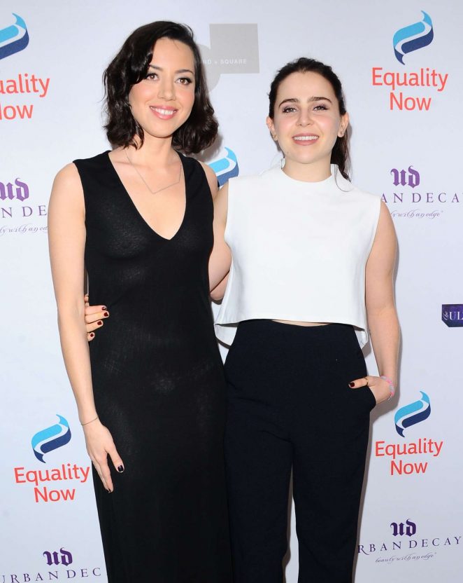 Aubrey Plaza and Mae Whitman - Make Equality Reality Gala in Beverly Hills