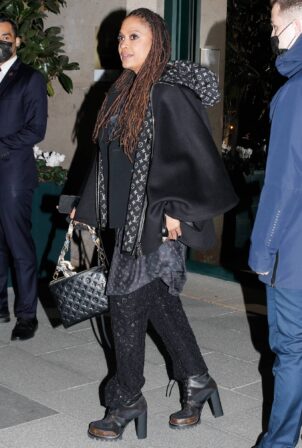 Ava DuVernay - Pictured after Louis Vuitton dinner in Paris