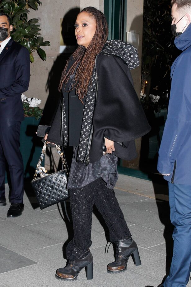 Ava DuVernay - Pictured after Louis Vuitton dinner in Paris