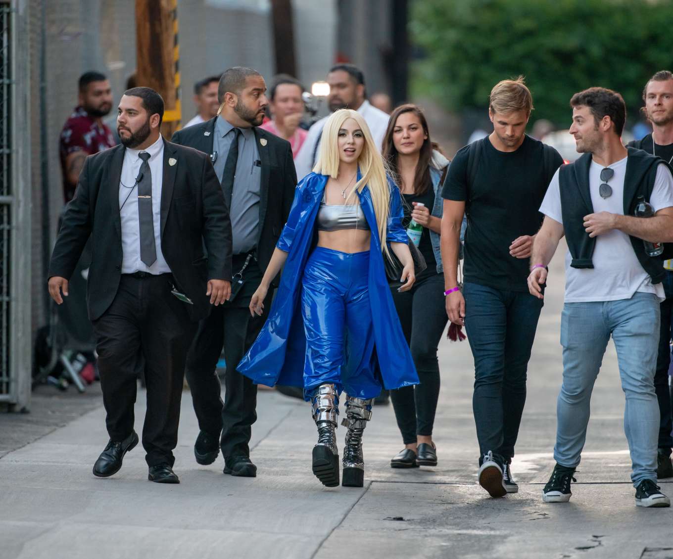 Ava Max - Arrives at 'Jimmy Kimmel Live' in Hollywood. 