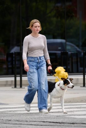 Ava Phillippe - On a dog walk in Los Angeles