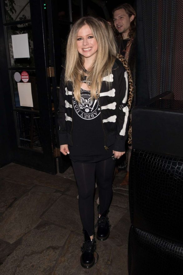 Avril Lavigne at Jamil Davis birthday bash in West Hollywood