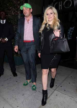 Avril Lavigne at Mr. Chow Restaurant in Beverly Hills