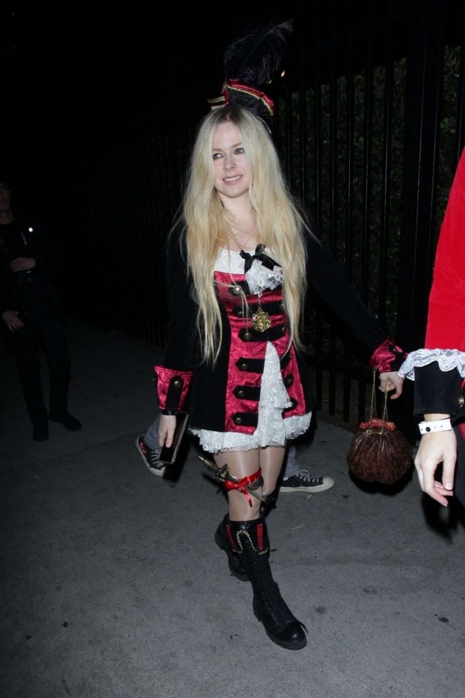 Avril Lavigne - Halloween Party in West Hollywood