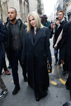 Avril Lavigne - Lanvin Womenswear Fall Winter 2023-2024 show in Paris