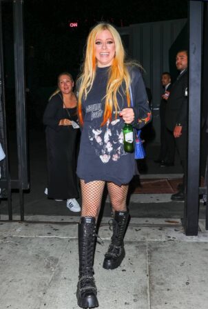 Avril Lavigne - LEMME Launch Party Goya Studios Los Angeles
