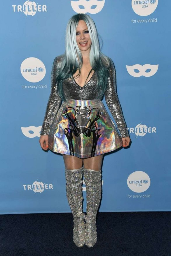 Avril Lavigne - UNICEF Masquerade Ball 2019 in West Hollywood