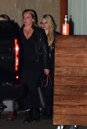 Avril Lavigne - With her mom seen at Soho House in Malibu