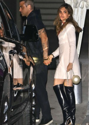 Ayda Field and Robbie Williams at the Adele Concert in Los Angeles