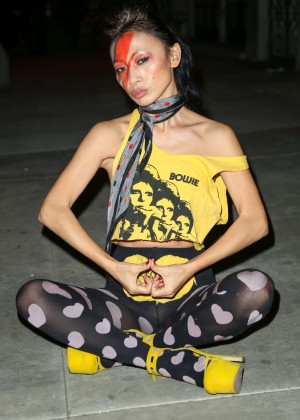 Bai Ling out in Los Angeles