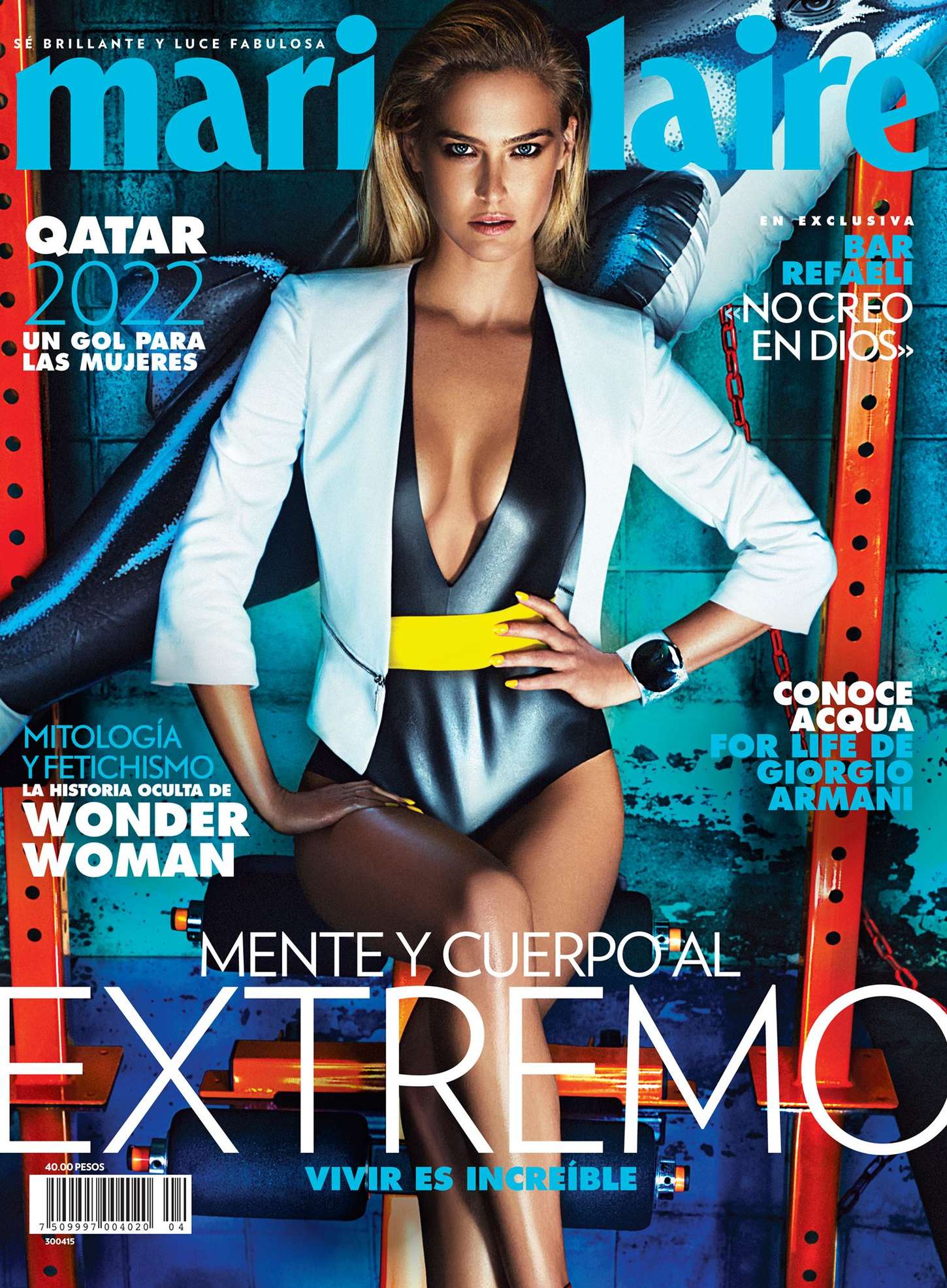 Bar Refaeli 2015 : Bar Refaeli: Marie Claire Mexico Cover 2015 -01