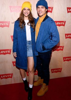 Barbara Palvin and Dylan Sprouse - Levi's Times Square Store Opening in NYC