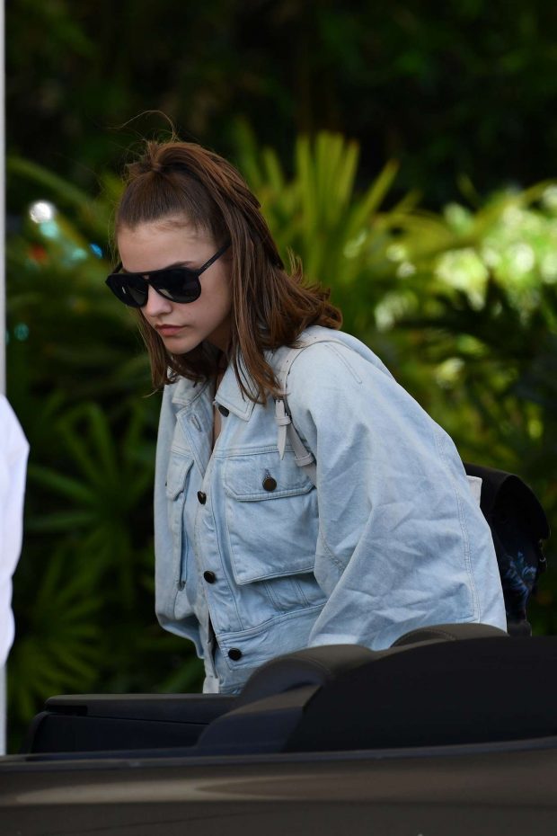 Barbara Palvin - Arrives at her hotel in Miami