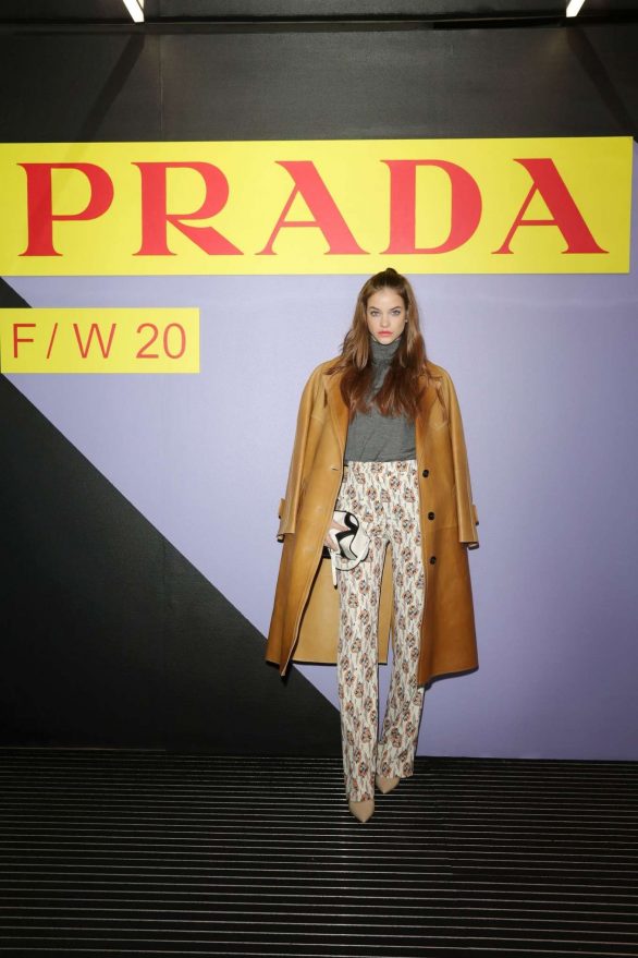 Barbara Palvin - Prada FW 2020 Fashion Show in Milan