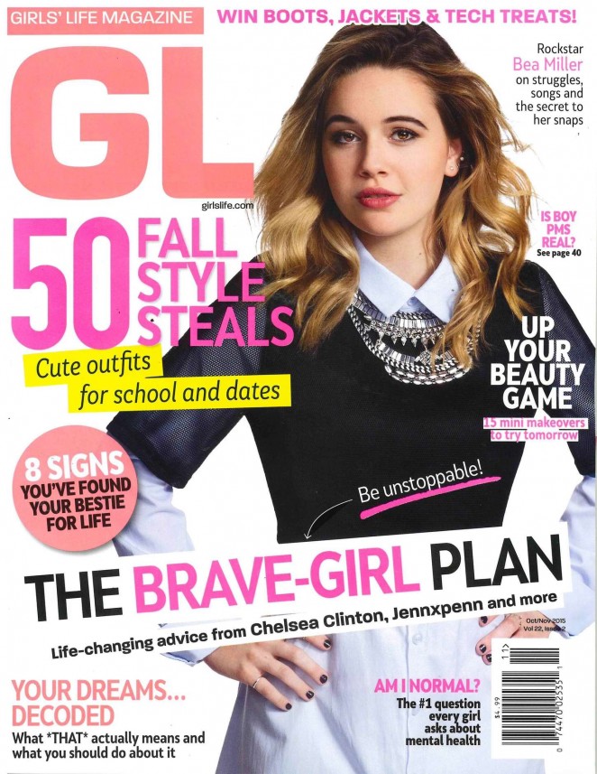 Beatrice Miller - Girl's Life Magazine (October/November 2015)