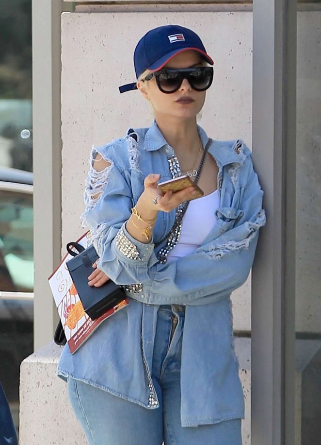 Bebe Rexha out shopping in Beverly Hills