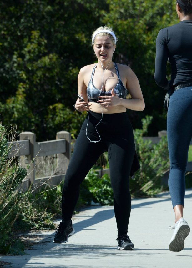 Bebe Rexha - Working out in Los Angeles