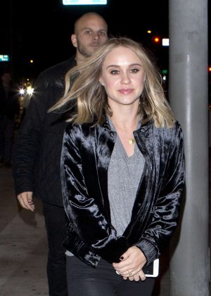 Becca Tobin - Arriving at Catch Restaurant in West Hollywood