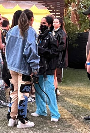 Becky G - Seen at Coachella with her crew in Indio