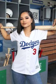 Becky G - Sings the National Anthem at Dodger Stadium in Los Angeles