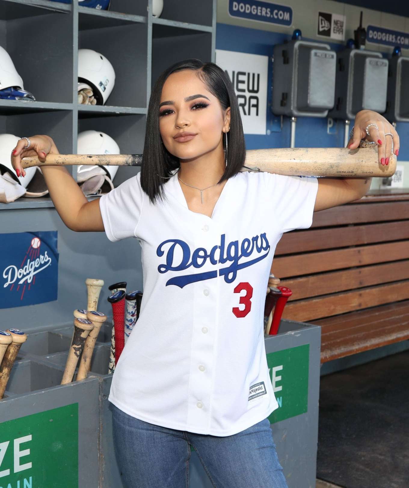 Becky G â€“ Sings The National Anthem At Dodger Stadium In Los Angeles
